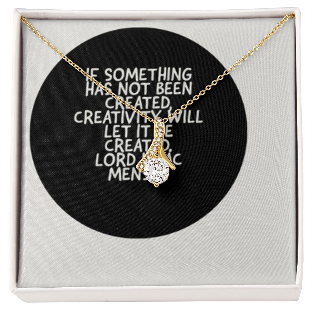 IKE MENS QUOTE ALLURING BEAUTY NECKLACE