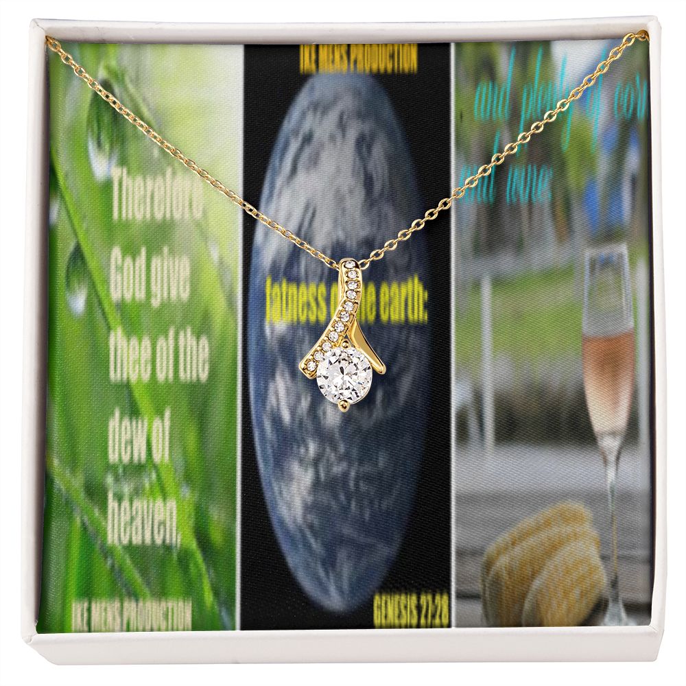 IKE MENS SCRIPTURE COLLAGE ALLURING BEAUTY NECKLACE