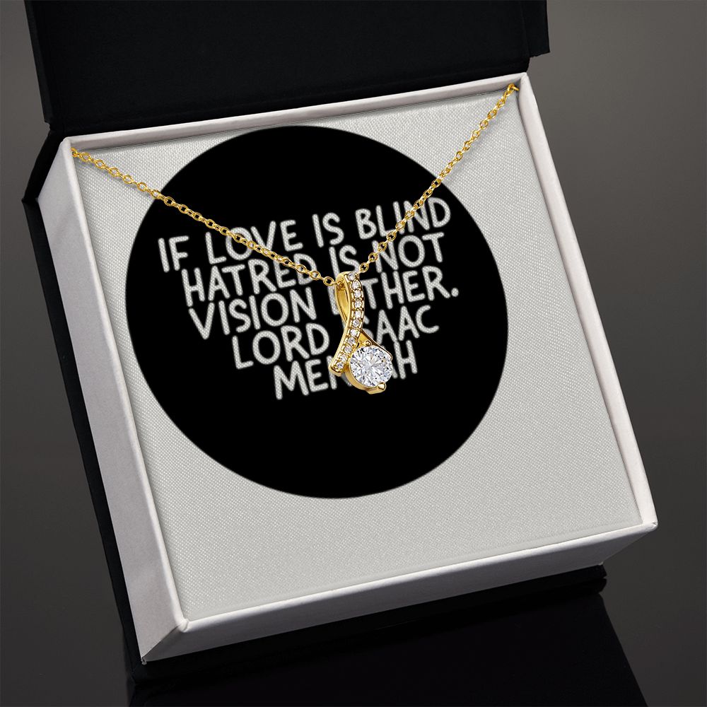 IKE MENS QUOTE ALLURING BEAUTY NECKLACE