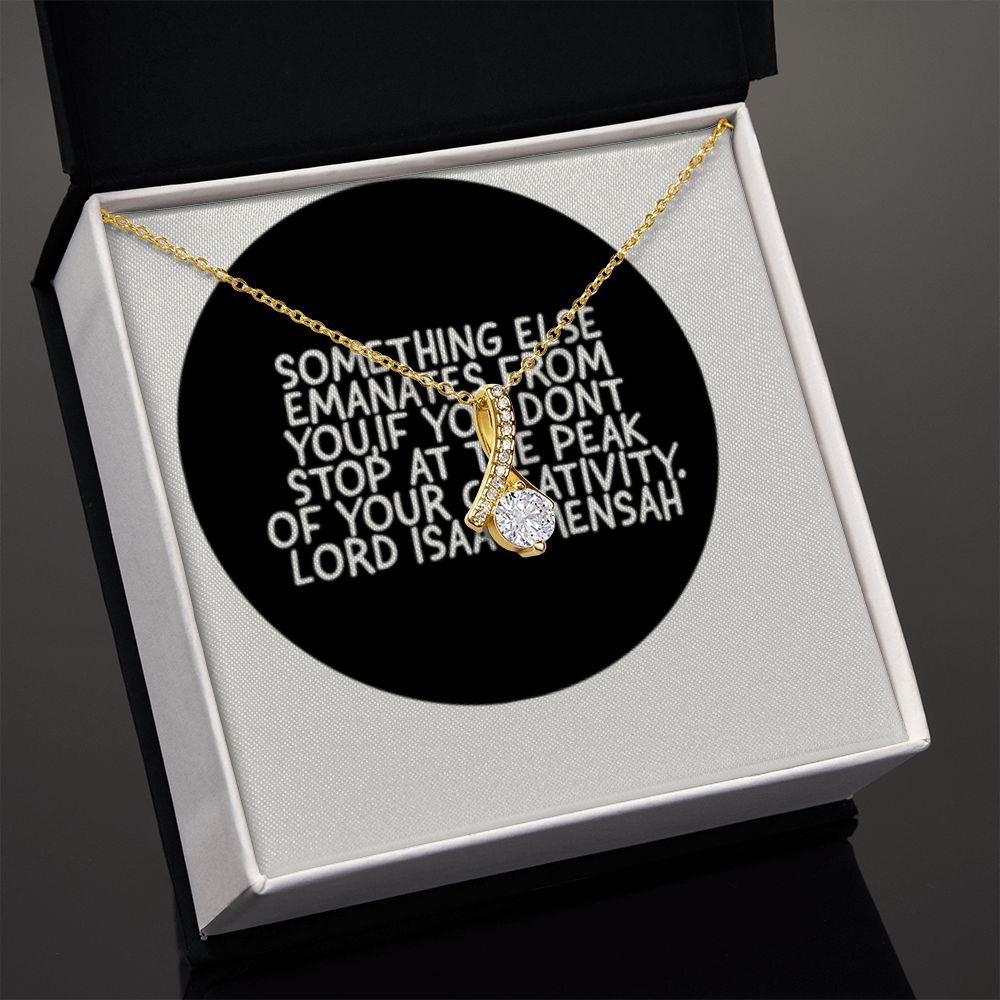 IKE MENS QUOTE ALLURING BEAUTY NECKLACE