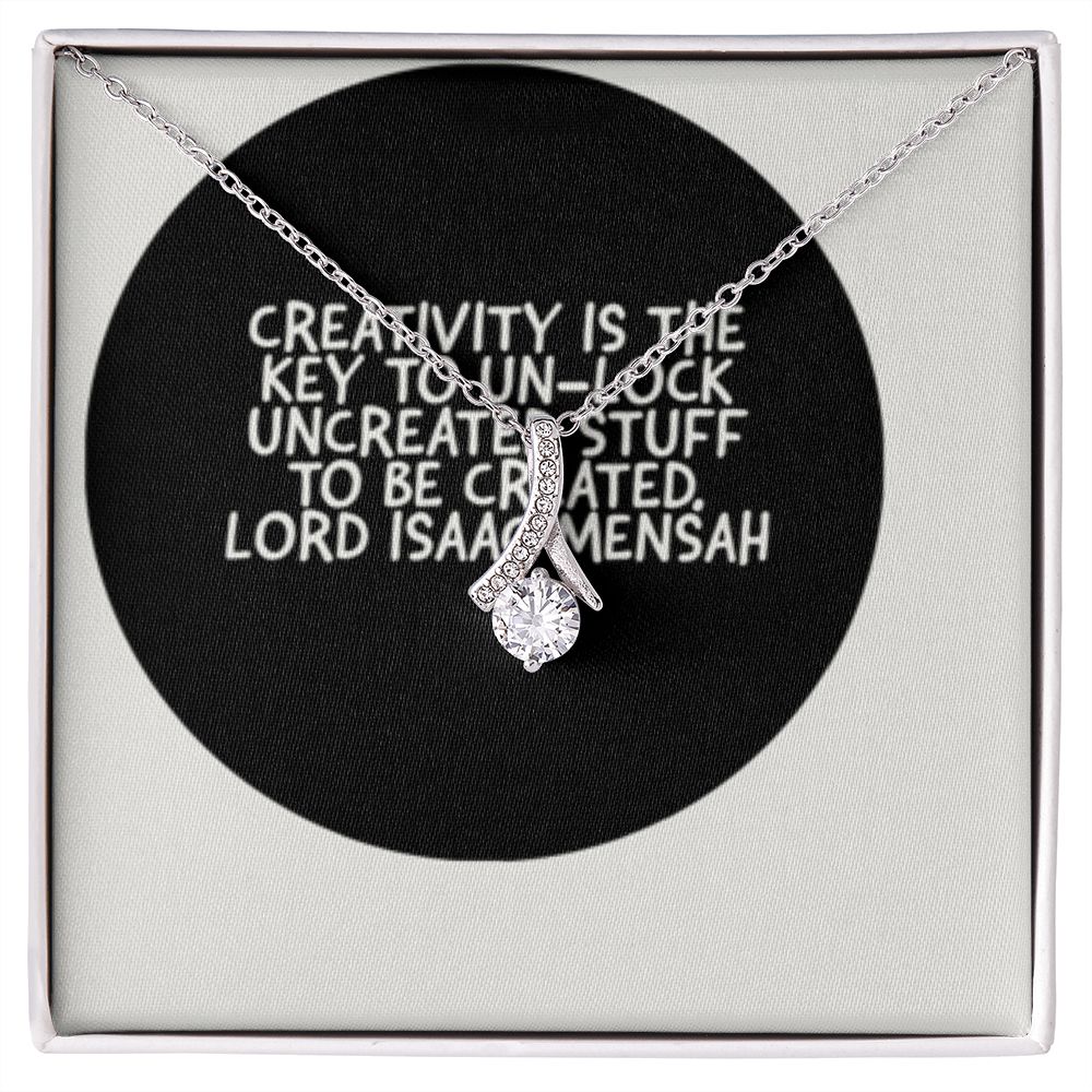 IKE MENS QUOTE ALLURING BEAUTY NECKLACE