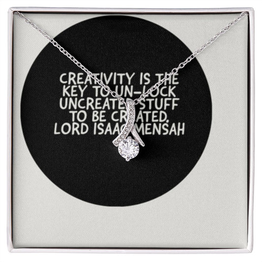 IKE MENS QUOTE ALLURING BEAUTY NECKLACE