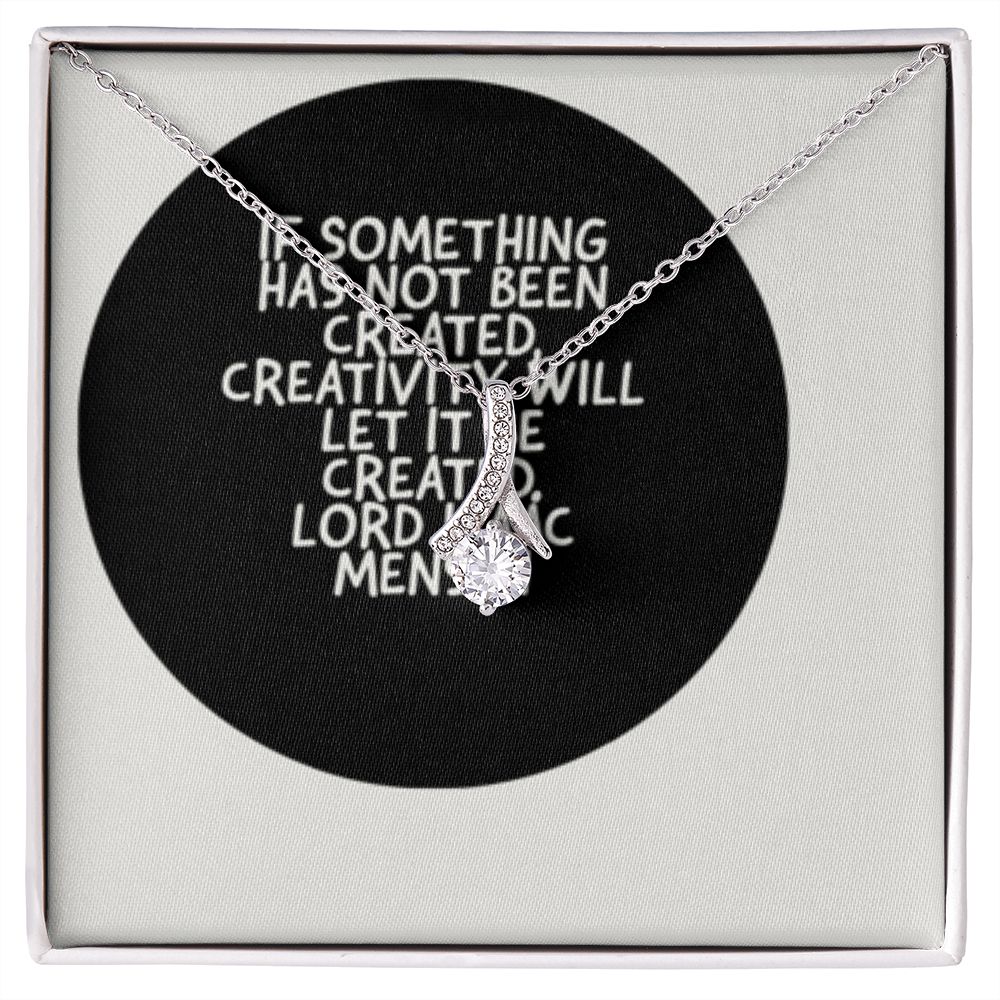 IKE MENS QUOTE ALLURING BEAUTY NECKLACE