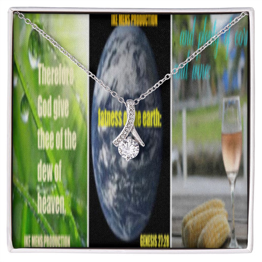 IKE MENS SCRIPTURE COLLAGE ALLURING BEAUTY NECKLACE