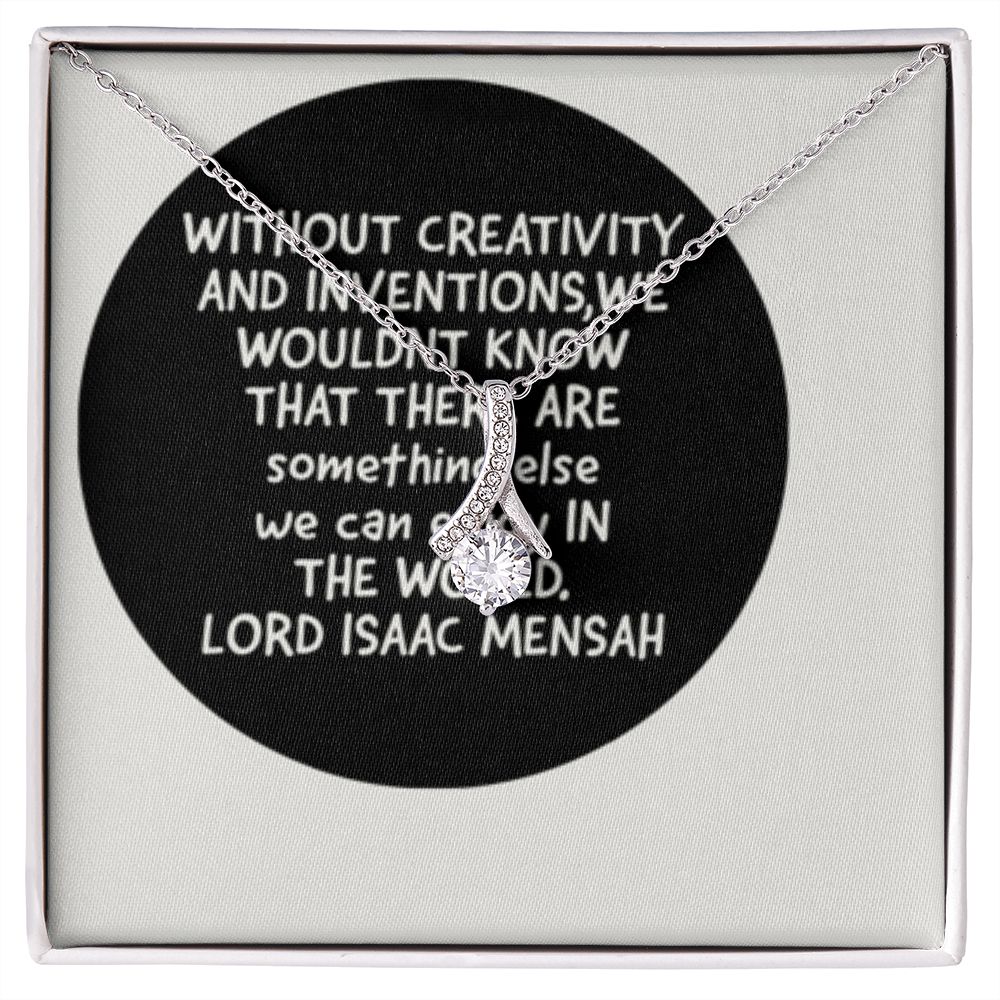 IKE MENS QUOTE ALLURING BEAUTY NECKLACE