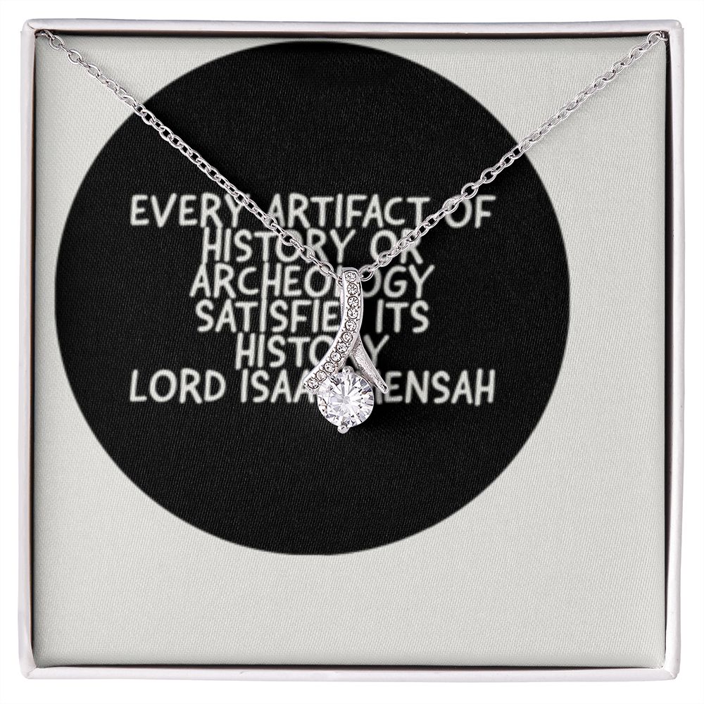 IKE MENS QUOTE ALLURING BEAUTY NECKLACE