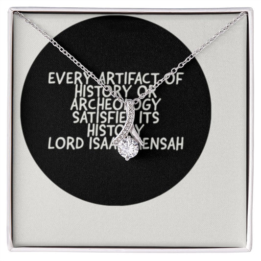IKE MENS QUOTE ALLURING BEAUTY NECKLACE