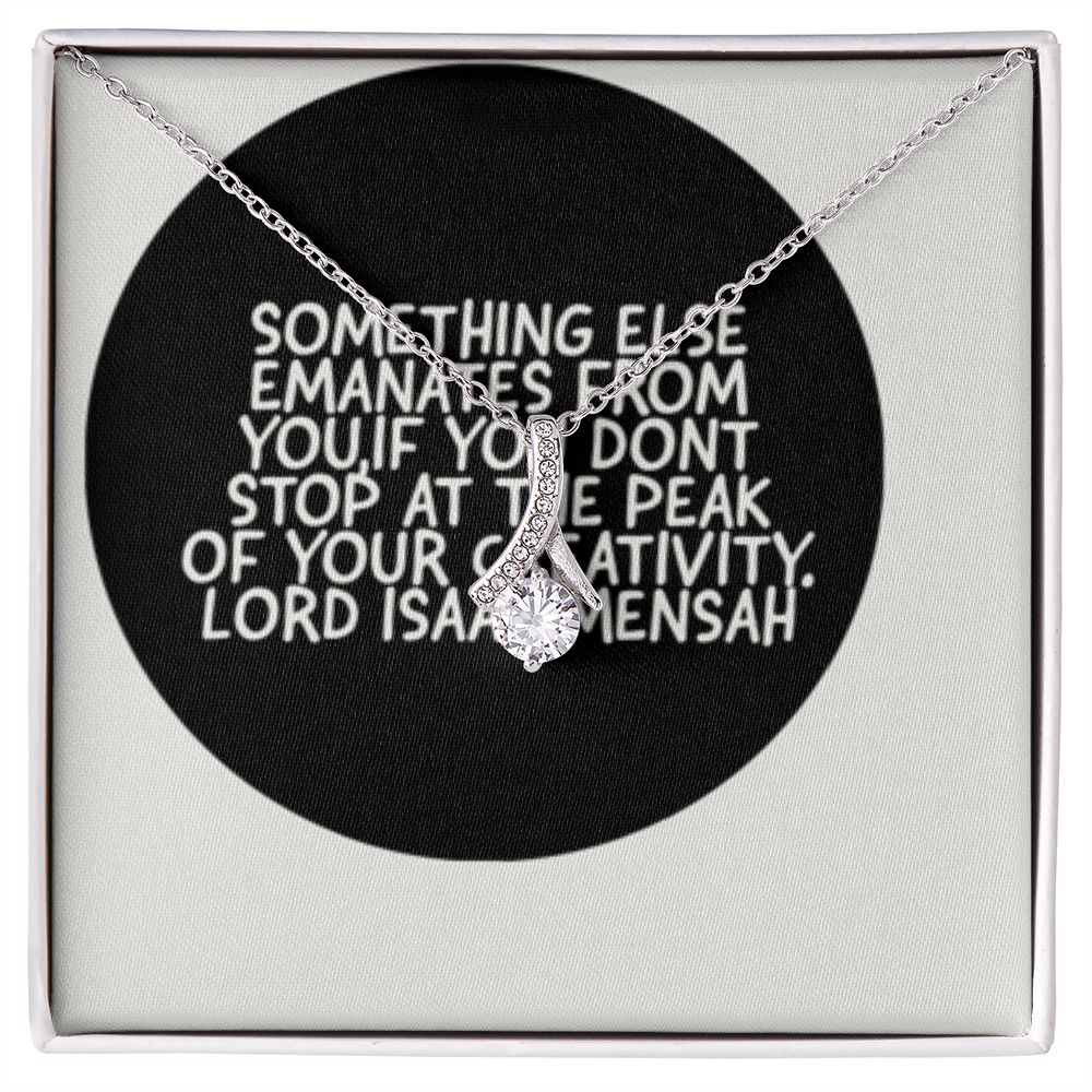 IKE MENS QUOTE ALLURING BEAUTY NECKLACE
