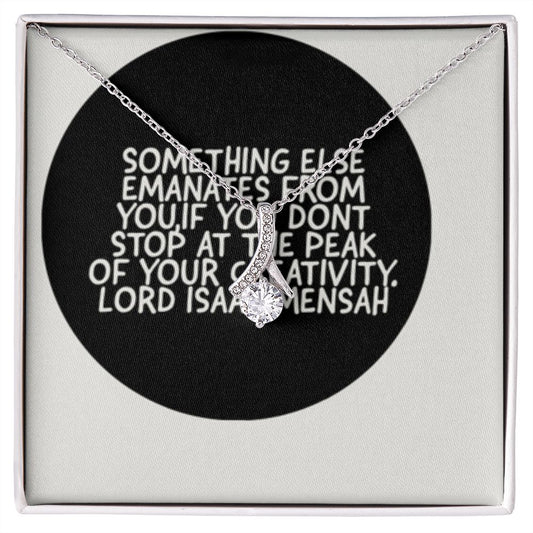IKE MENS QUOTE ALLURING BEAUTY NECKLACE