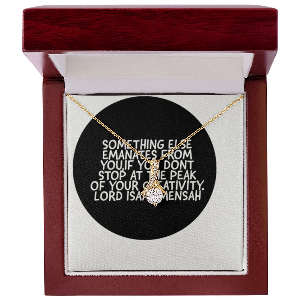 IKE MENS QUOTE ALLURING BEAUTY NECKLACE