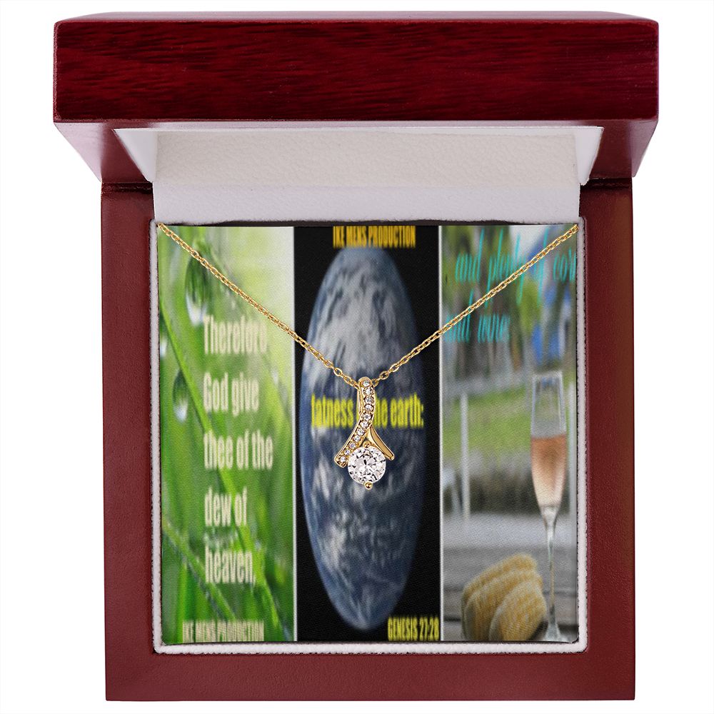 IKE MENS SCRIPTURE COLLAGE ALLURING BEAUTY NECKLACE