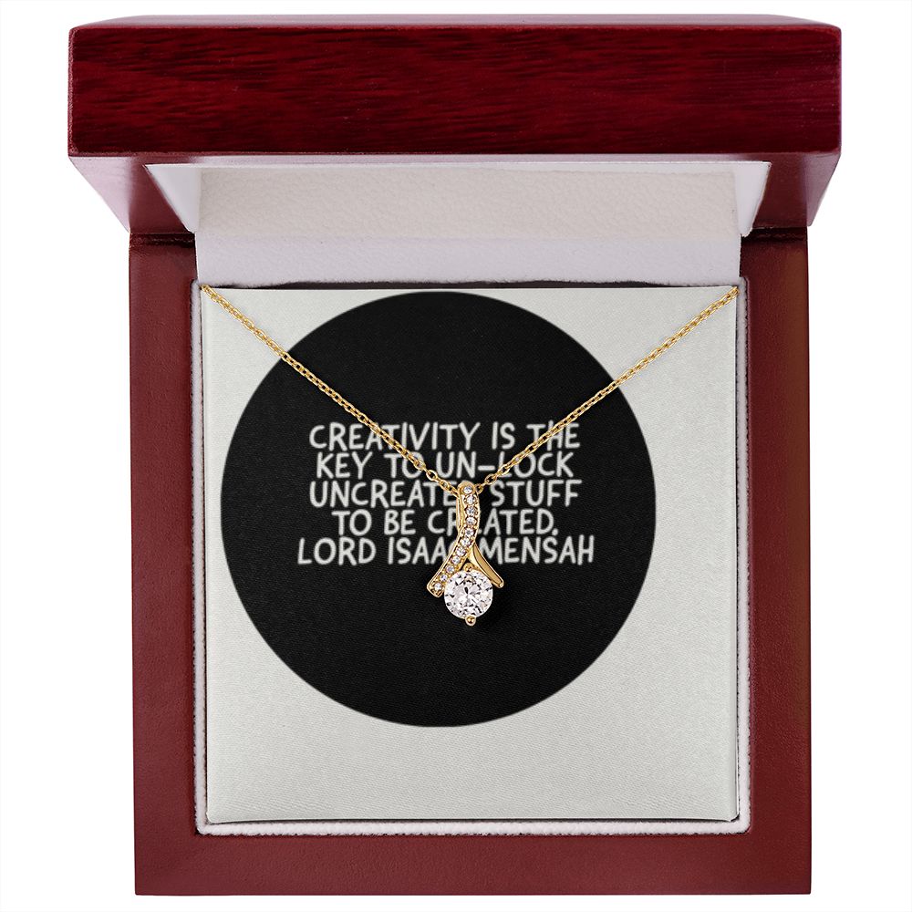 IKE MENS QUOTE ALLURING BEAUTY NECKLACE