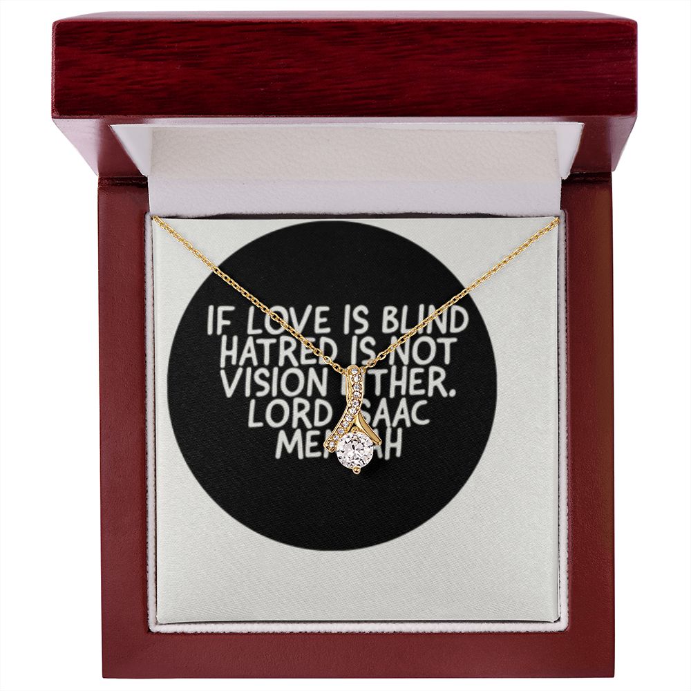IKE MENS QUOTE ALLURING BEAUTY NECKLACE