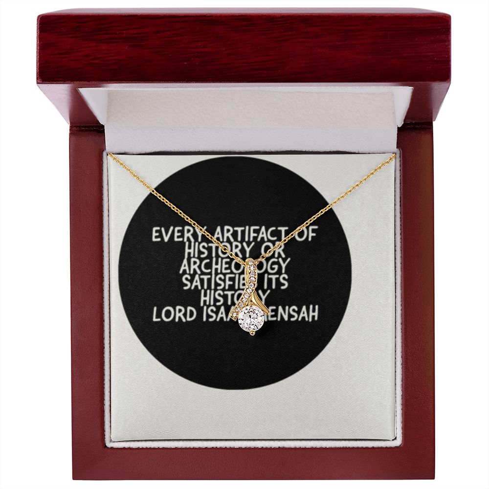 IKE MENS QUOTE ALLURING BEAUTY NECKLACE
