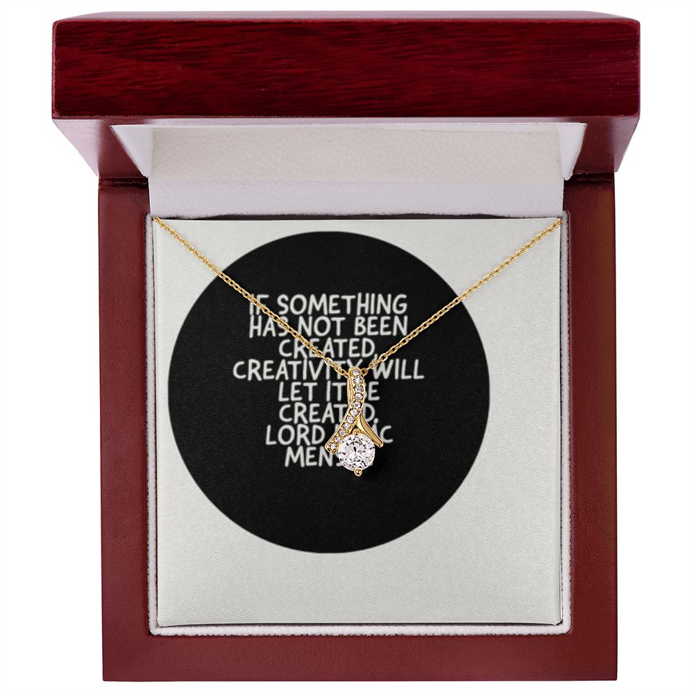 IKE MENS QUOTE ALLURING BEAUTY NECKLACE