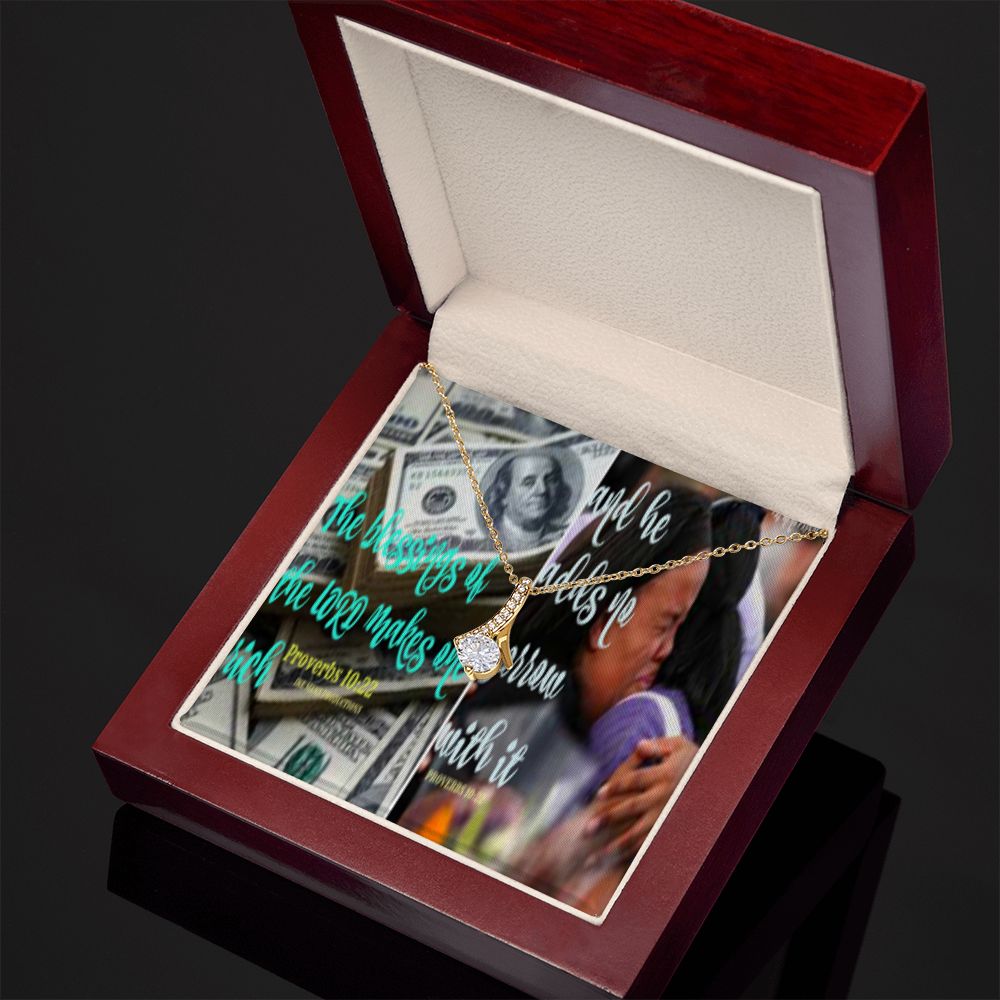 IKE MENS SCRIPTURE COLLAGE ALLURINGBEAUTY NECKLACE