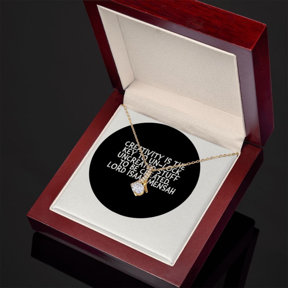 IKE MENS QUOTE ALLURING BEAUTY NECKLACE