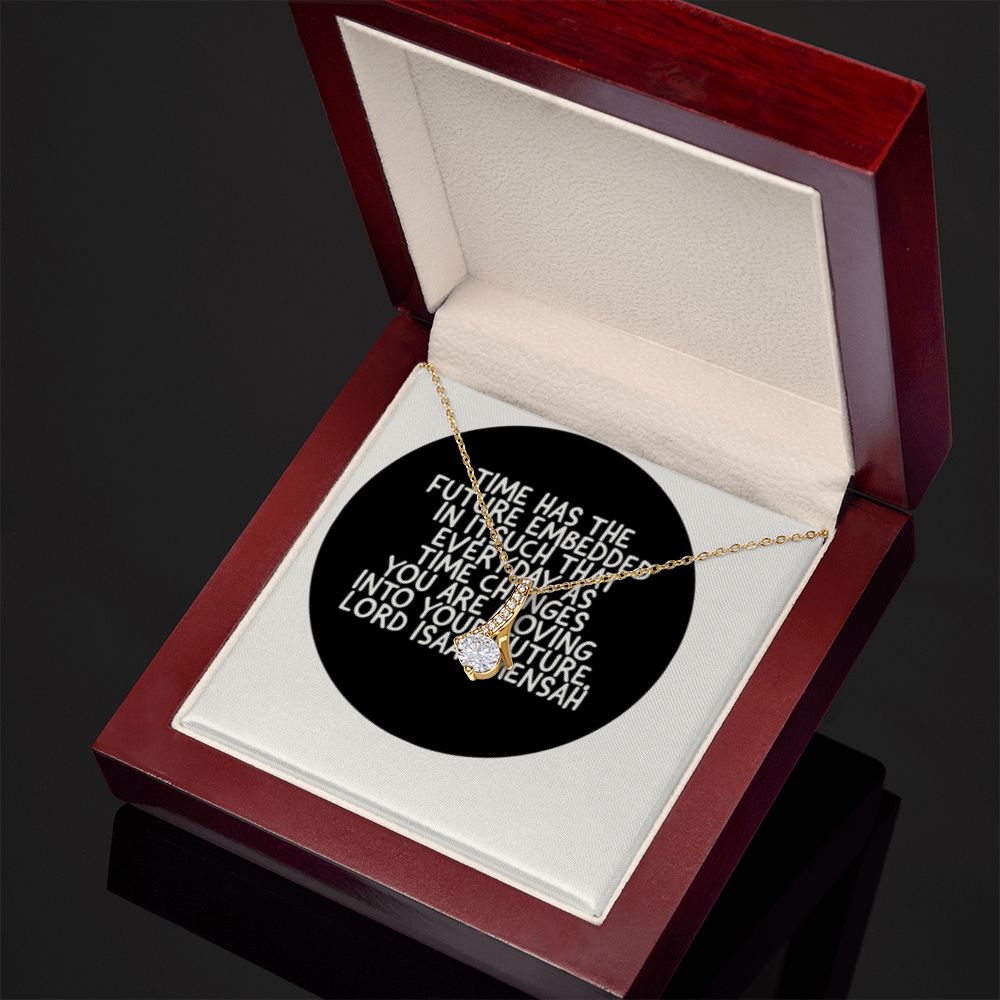 IKE MENS QUOTE ALLURING BEAUTY NECKLACE