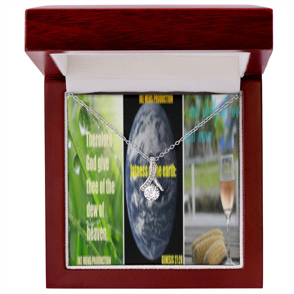 IKE MENS SCRIPTURE COLLAGE ALLURING BEAUTY NECKLACE