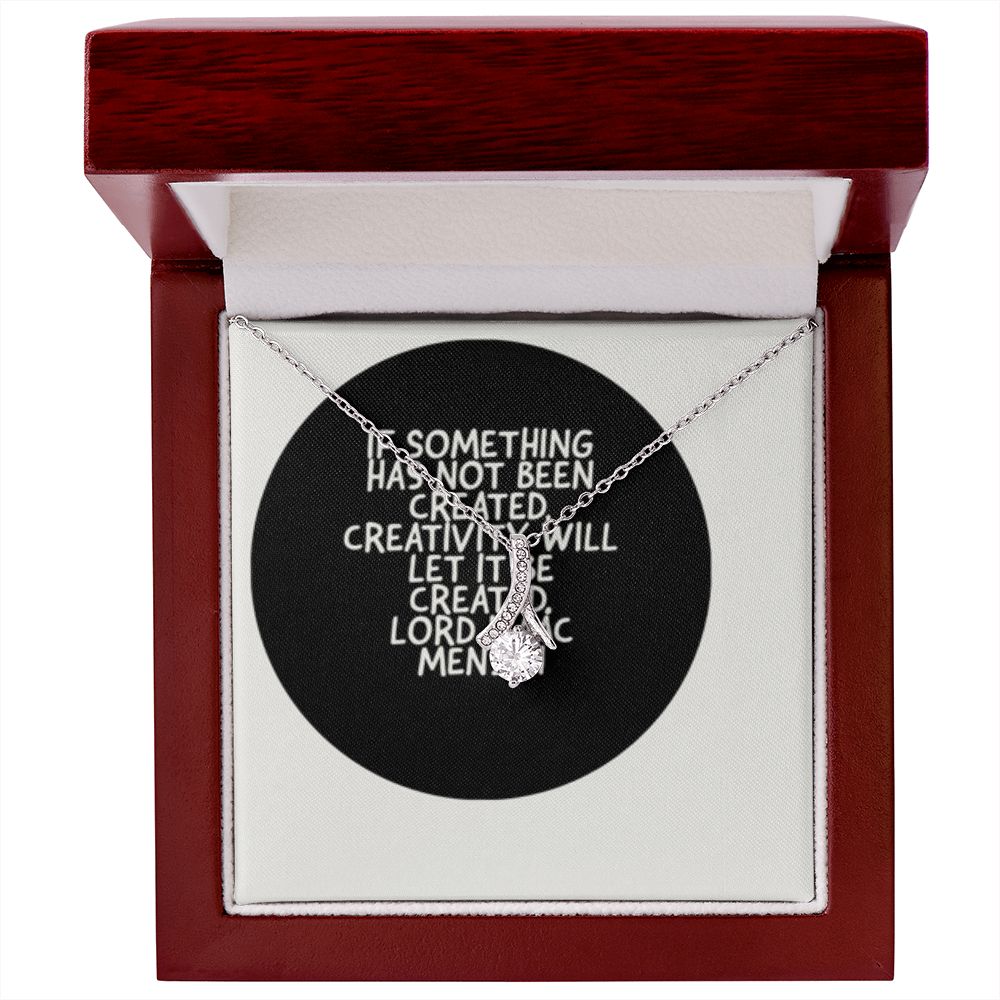 IKE MENS QUOTE ALLURING BEAUTY NECKLACE