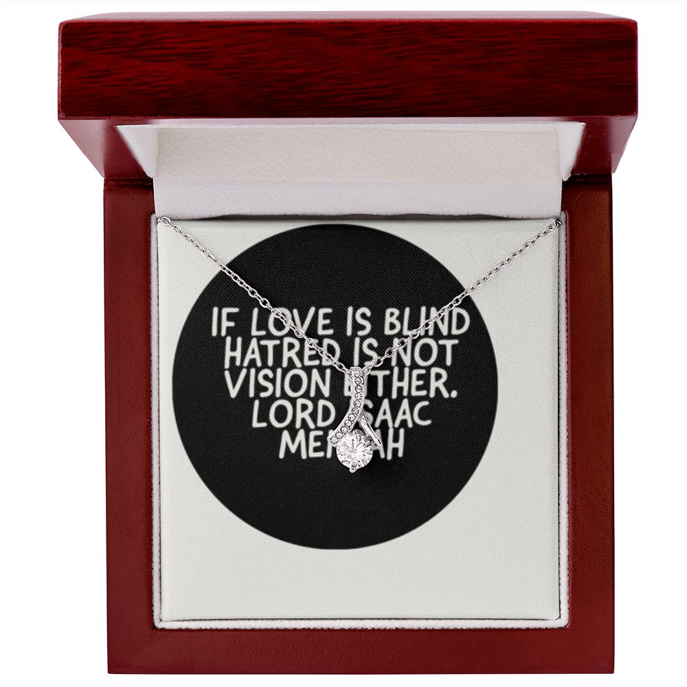 IKE MENS QUOTE ALLURING BEAUTY NECKLACE