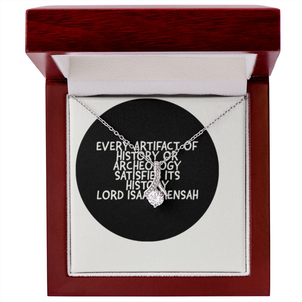 IKE MENS QUOTE ALLURING BEAUTY NECKLACE