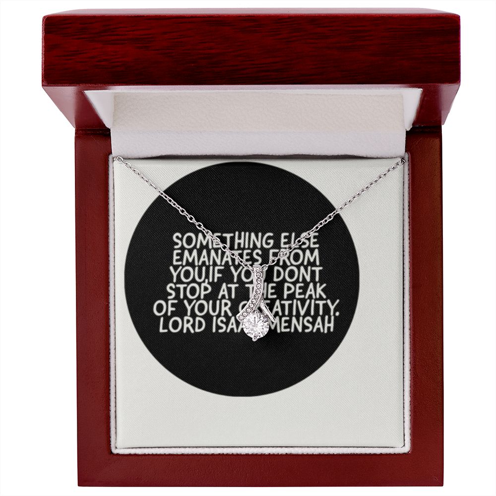 IKE MENS QUOTE ALLURING BEAUTY NECKLACE