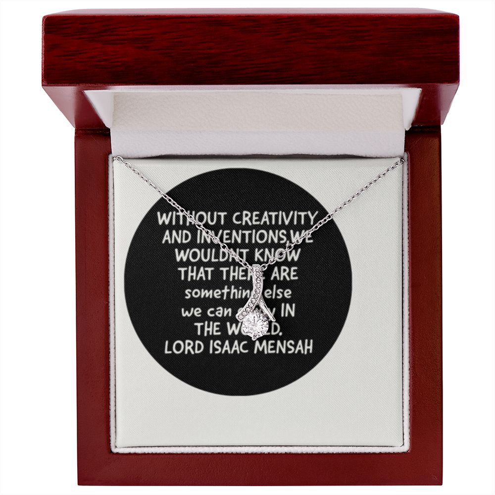 IKE MENS QUOTE ALLURING BEAUTY NECKLACE