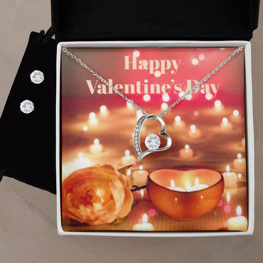 HAPPY VALENTINE'S DAY FOREVER LOVE NECKLACE