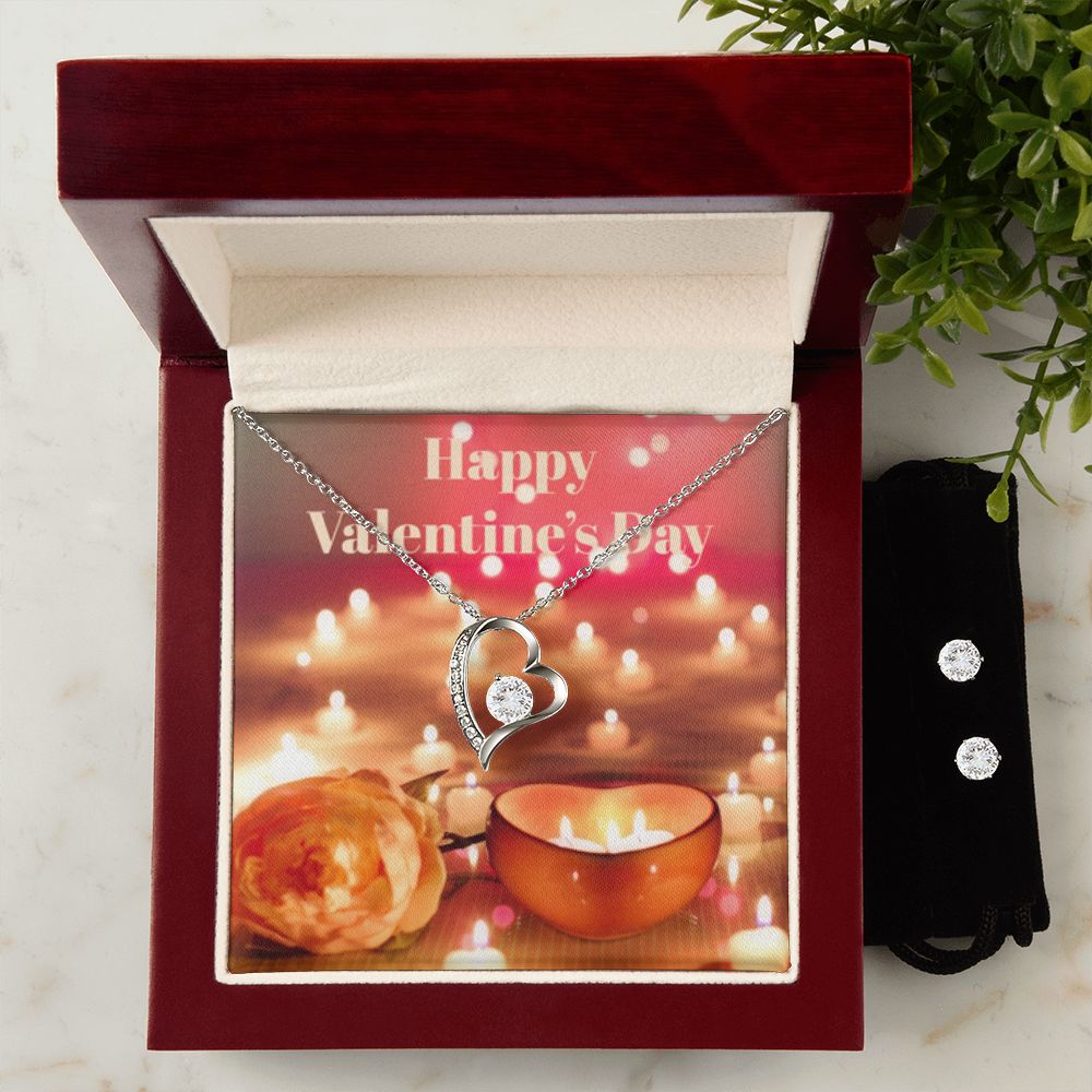 HAPPY VALENTINE'S DAY FOREVER LOVE NECKLACE