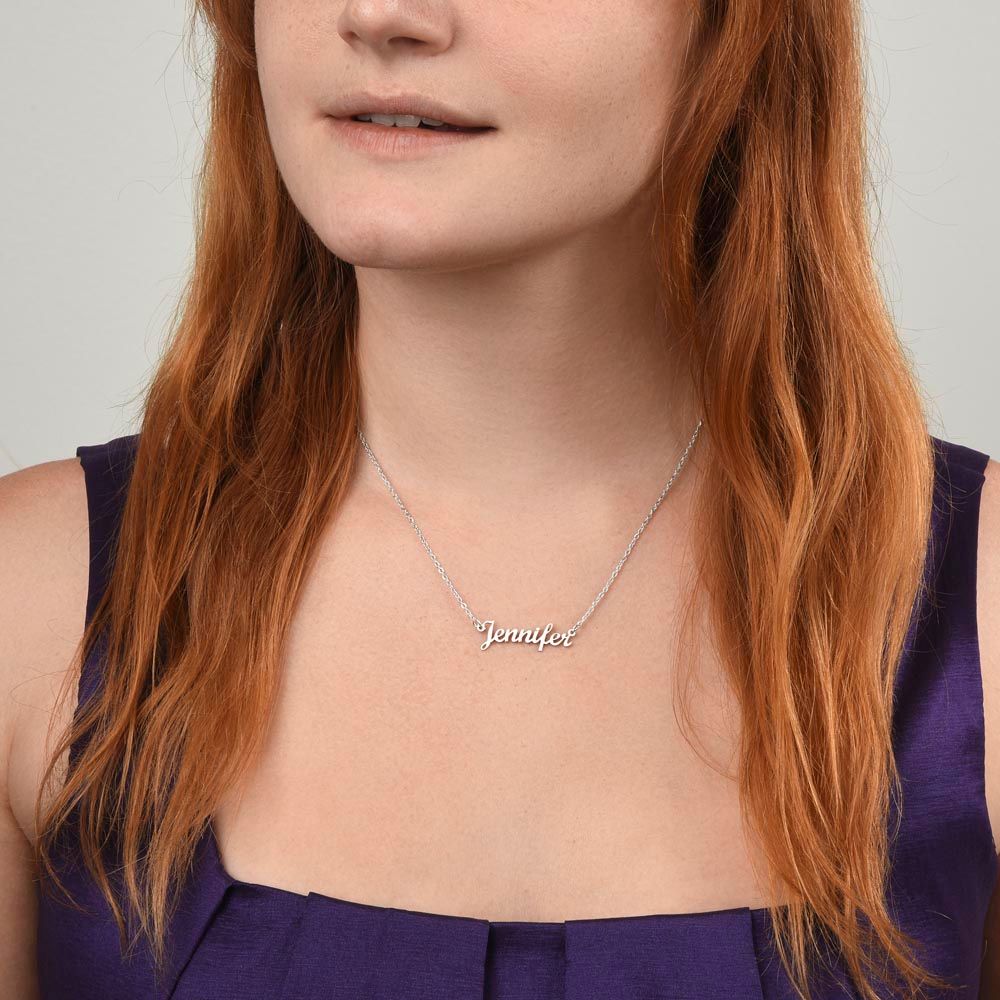 WISDOM PERSONALIZED NAME NECKLACE