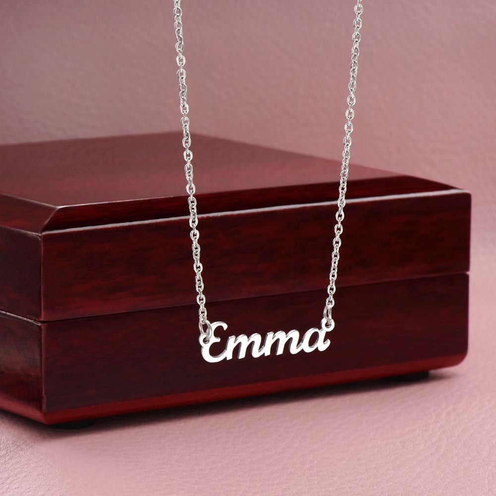 WISDOM PERSONALIZED NAME NECKLACE