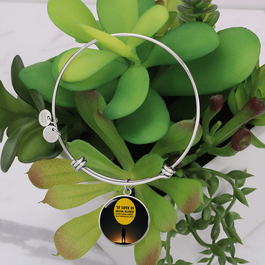 IKE MENS QUOTE CIRCLE BANGLE