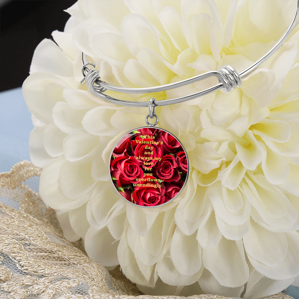 HAPPY VALENTINE'S DAY CIRCLE BANGLE