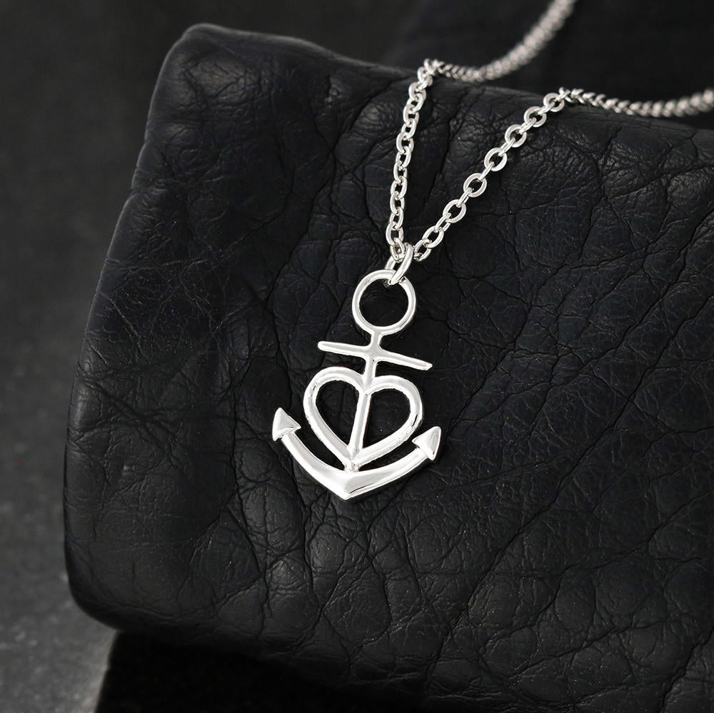 Happy Mother's Day Anchor Necklace