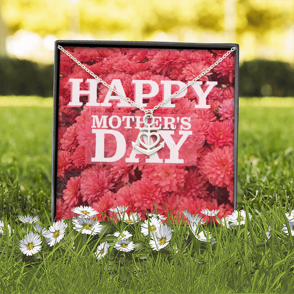 Happy Mother's Day Anchor Necklace