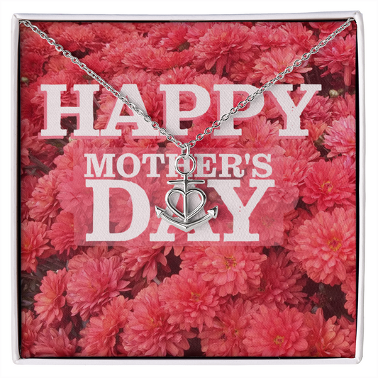 Happy Mother's Day Anchor Necklace