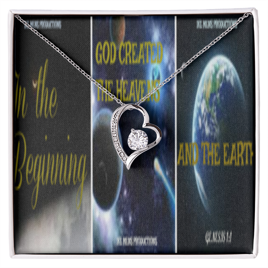 FOREVER LOVE NECKLACE IN SCRIPTURE COLLAGE