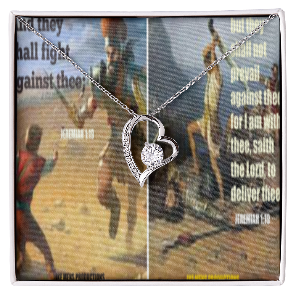 FOREVER LOVE NECKLACE IN SCRIPTURE COLLAGE
