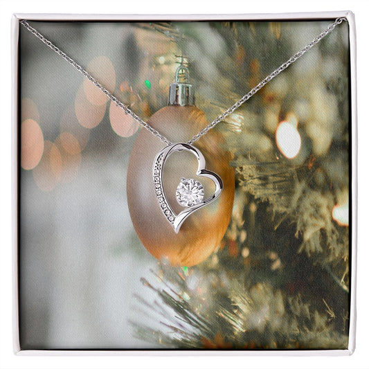 Merry Christmas Forever Love Necklace