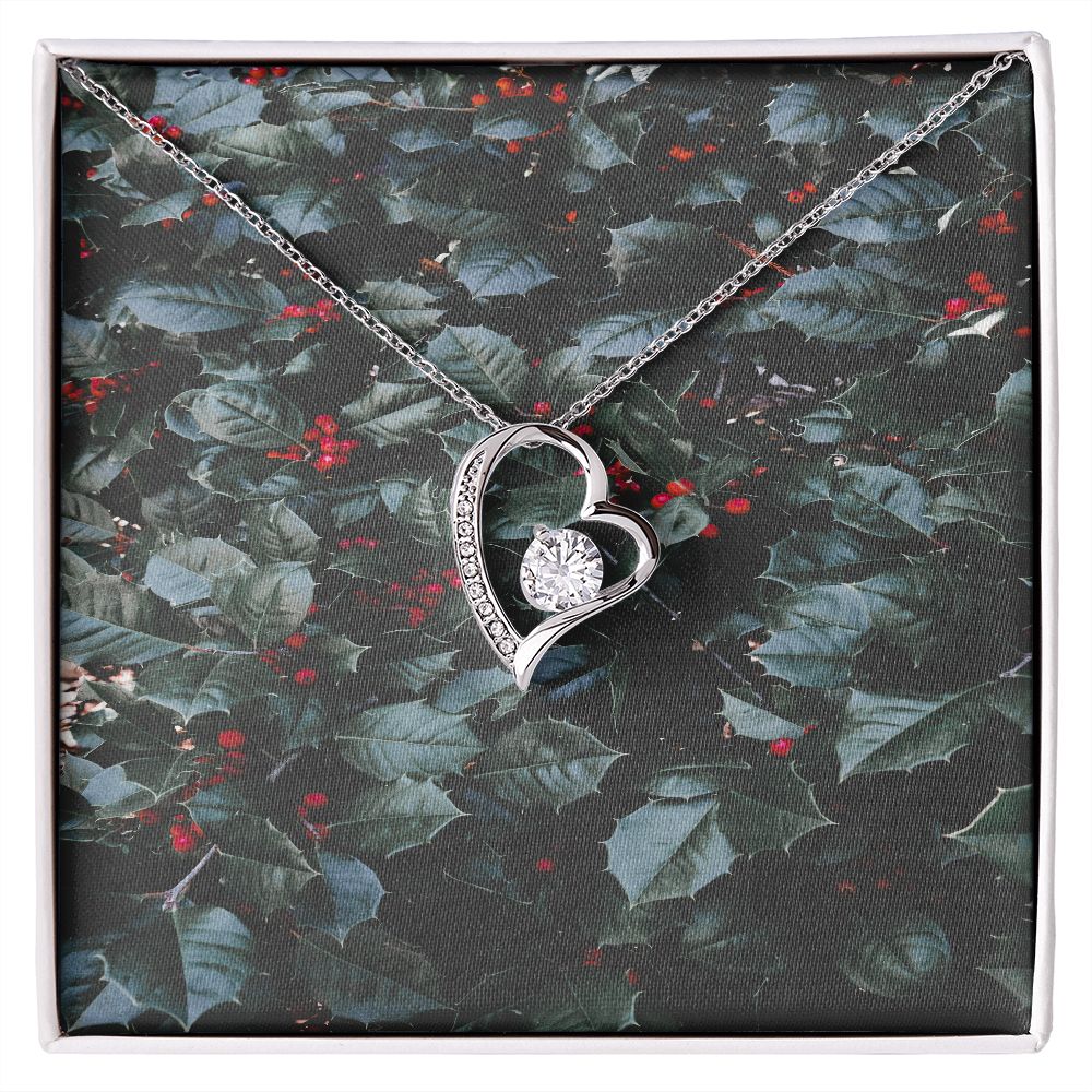 Merry Christmas Forever Love Necklace