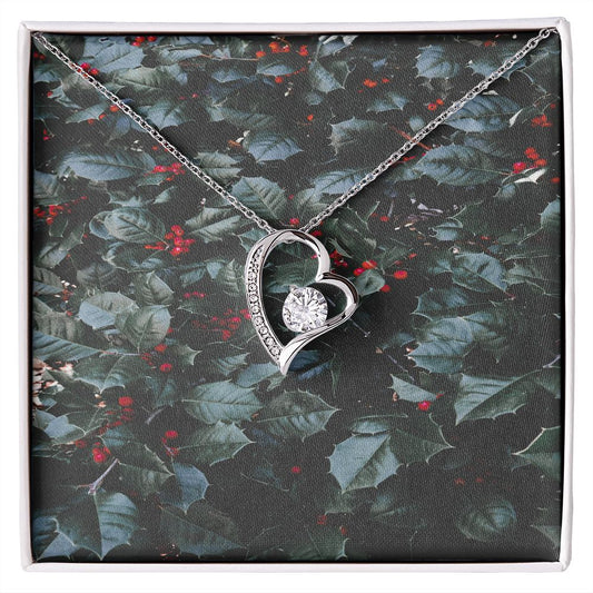 Merry Christmas Forever Love Necklace