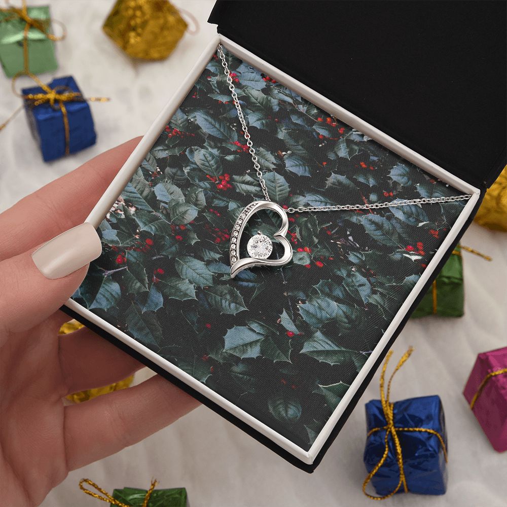 Merry Christmas Forever Love Necklace