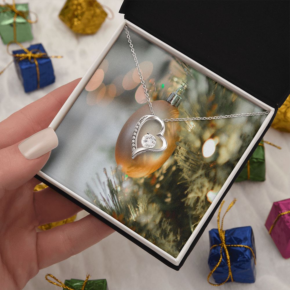 Merry Christmas Forever Love Necklace