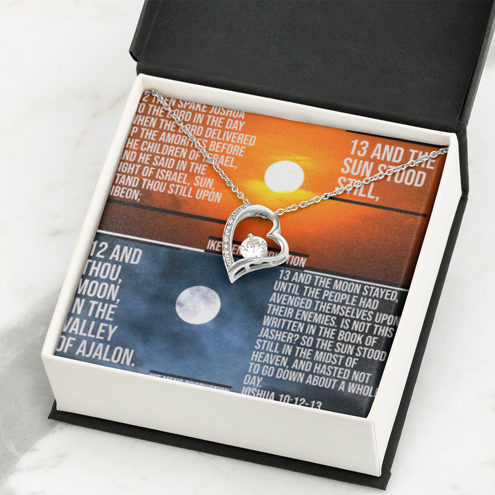 FOREVER LOVE NECKLACE IN SCRIPTURE COLLAGE