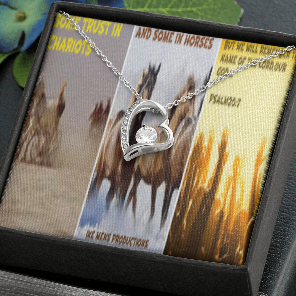 FOREVER LOVE NECKLACE IN SCRIPTURE COLLAGE