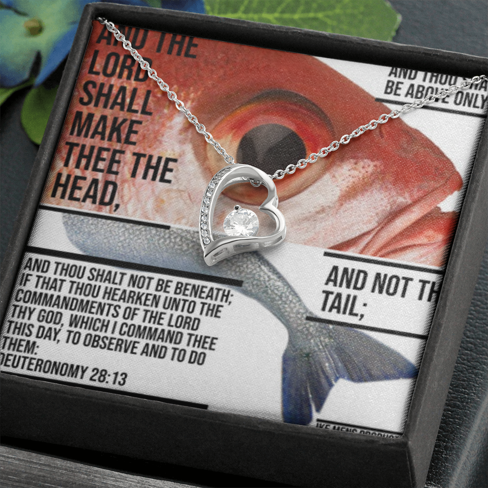 FOREVER LOVE NECKLACE IN SCRIPTURE COLLAGE
