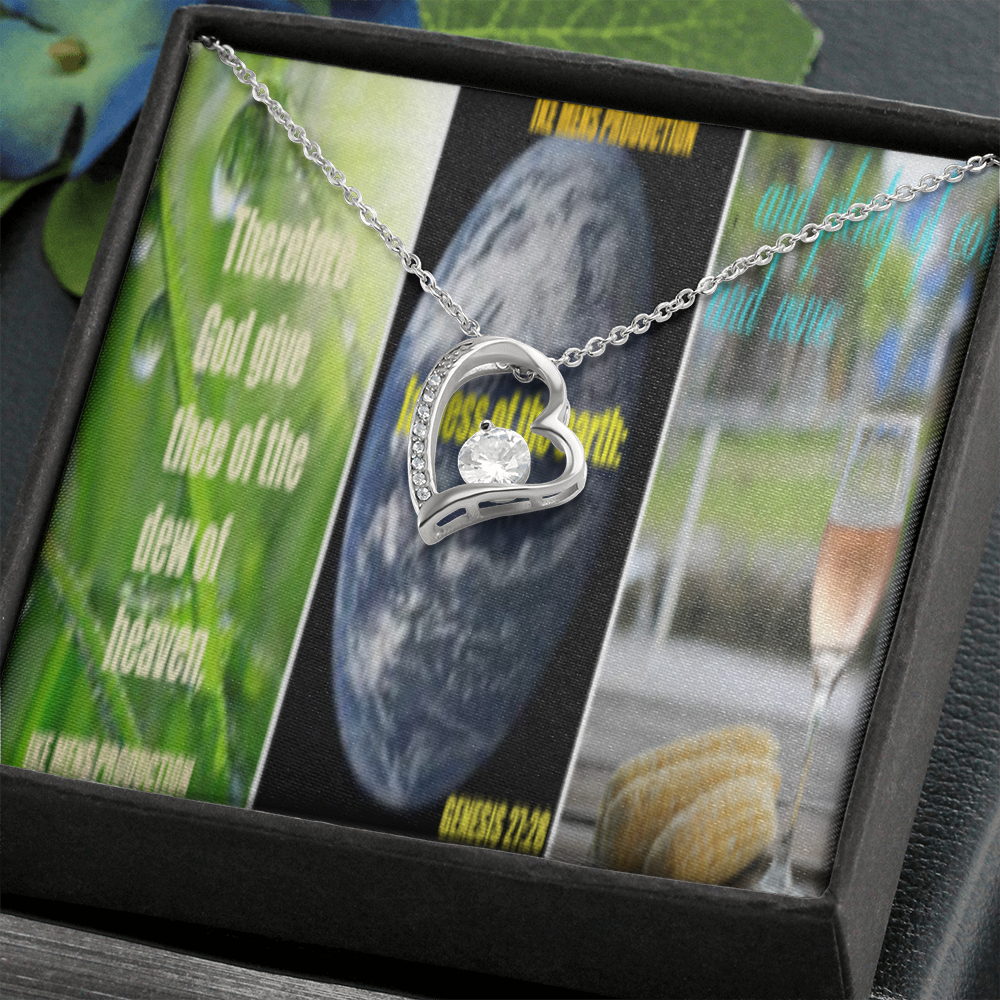 IKE MENS SCRIPTURE COLLAGE FOREVER LOVE NECKLACE