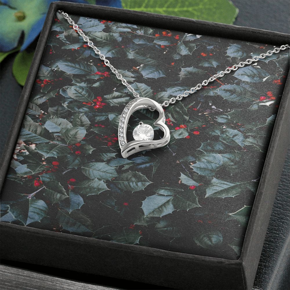 Merry Christmas Forever Love Necklace