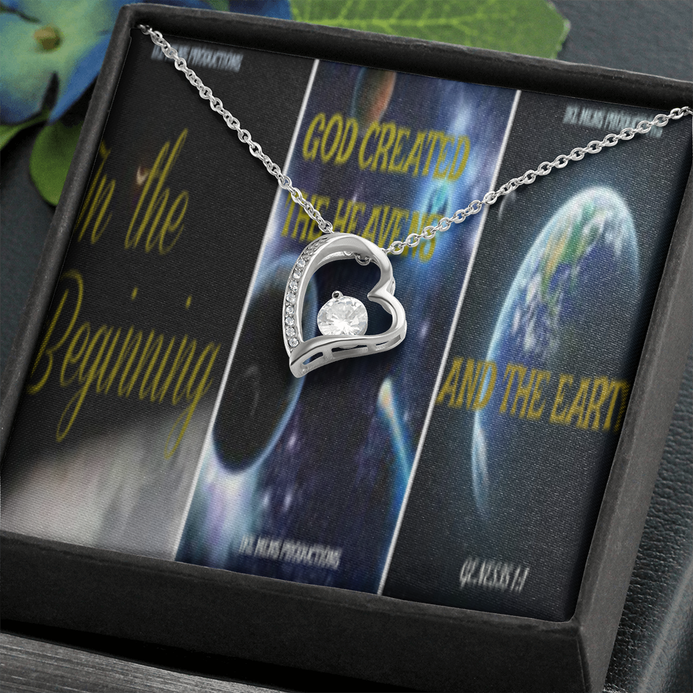 FOREVER LOVE NECKLACE IN SCRIPTURE COLLAGE